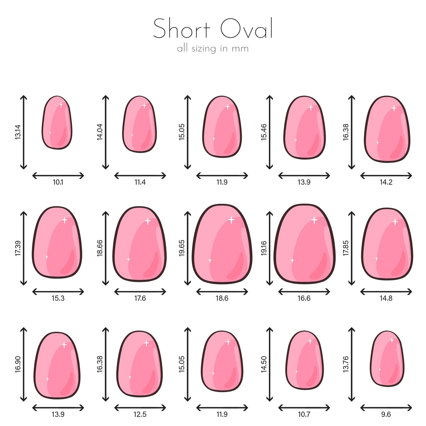 bella (short oval)